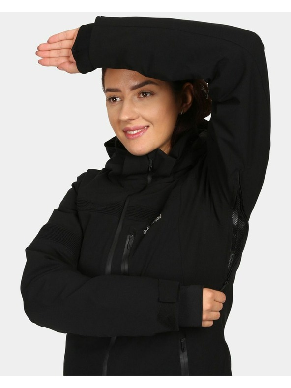Kilpi Dámská lyžařská bunda Kilpi VALERA-W Černá