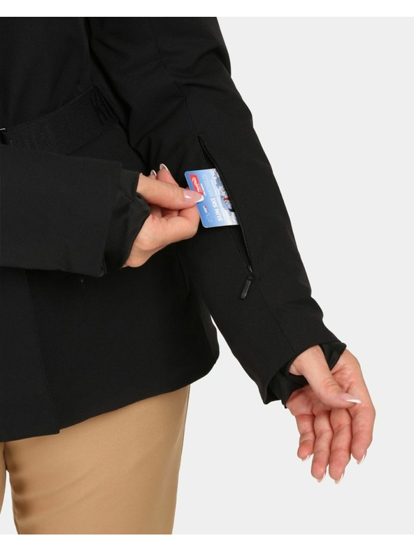 Kilpi Dámská lyžařská bunda Kilpi CARRIE-W Černá