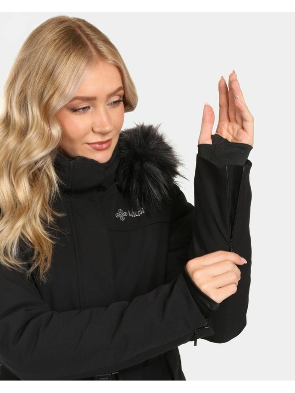 Kilpi Dámská lyžařská bunda Kilpi CARRIE-W Černá