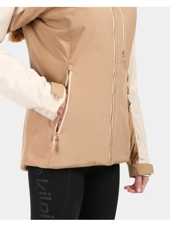 Kilpi Dámská lyžařská bunda Kilpi FLIP-W Béžová