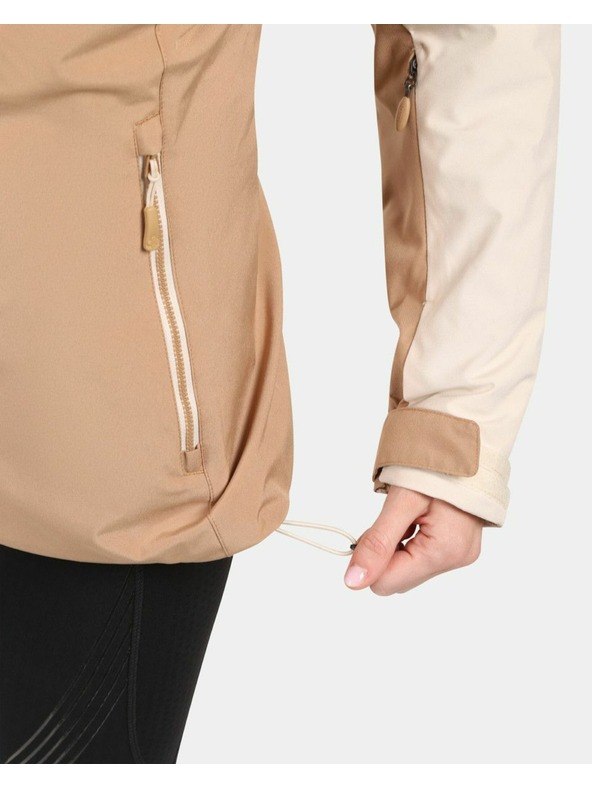 Kilpi Dámská lyžařská bunda Kilpi FLIP-W Béžová