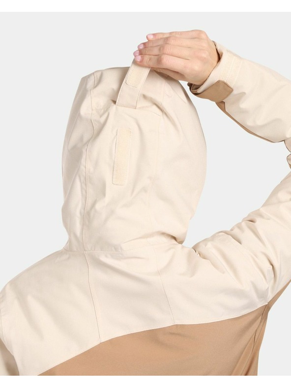 Kilpi Dámská lyžařská bunda Kilpi FLIP-W Béžová