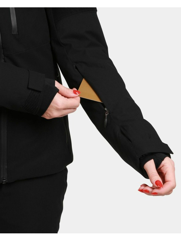 Kilpi Dámská lyžařská bunda Kilpi VALERA-W Černá