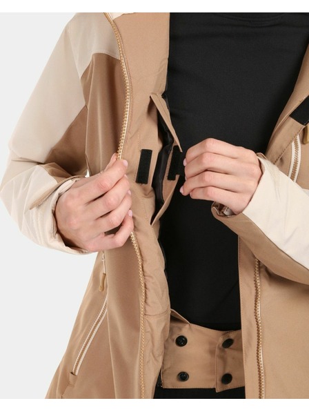 Kilpi Dámská lyžařská bunda Kilpi FLIP-W Béžová