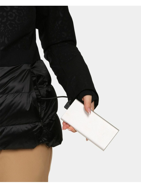 Kilpi Dámská lyžařská bunda s integrovaným vyhříváním Kilpi LENA-W Černá