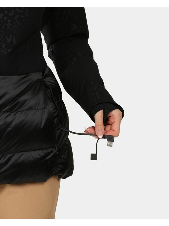 Kilpi Dámská lyžařská bunda s integrovaným vyhříváním Kilpi LENA-W Černá