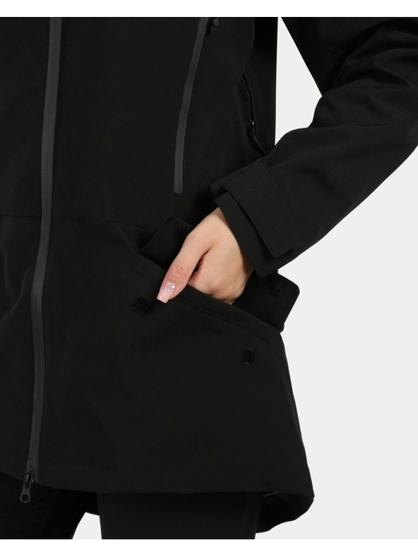 Kilpi Dámský outdoorový kabát Kilpi AYRA-W Černá