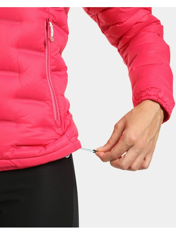 Kilpi Dámská péřová bunda Kilpi PAPILON-W Růžová