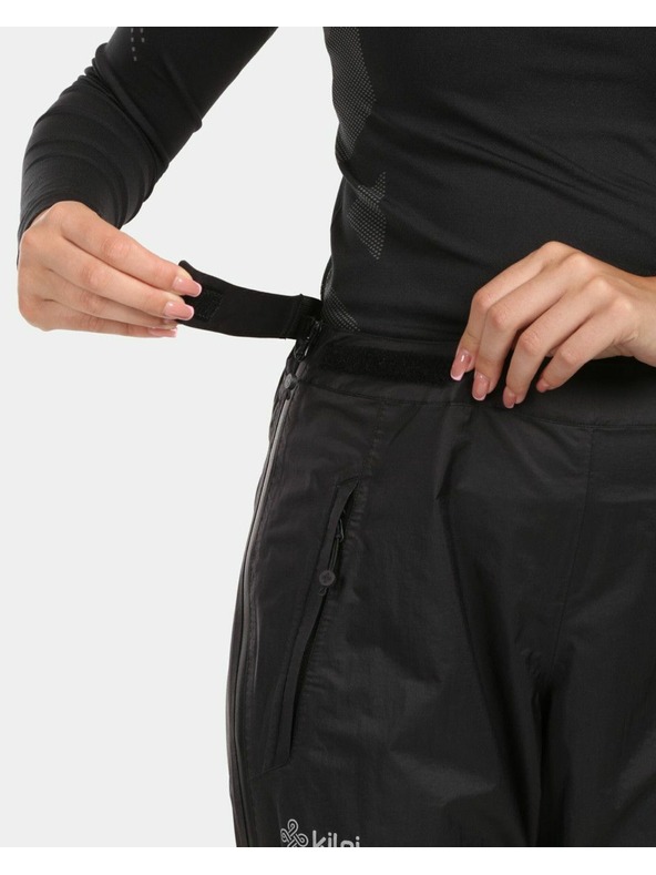 Kilpi Dámské nepromokavé hardshellové kalhoty Kilpi ALPIN-W Černá