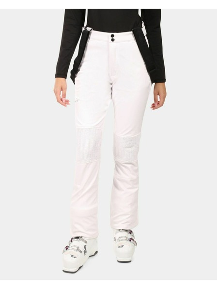 Kilpi Dámské softshellové lyžařské kalhoty Kilpi DIONE-W Bílá