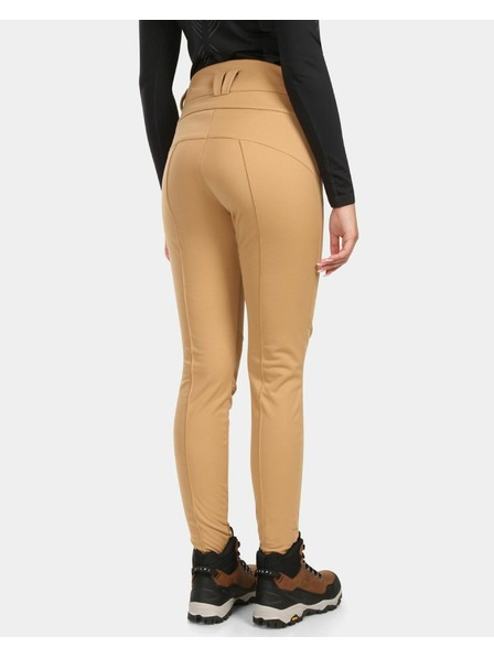 Kilpi Dámské lyžařské softshellové kalhoty Kilpi MAURA-W Béžová
