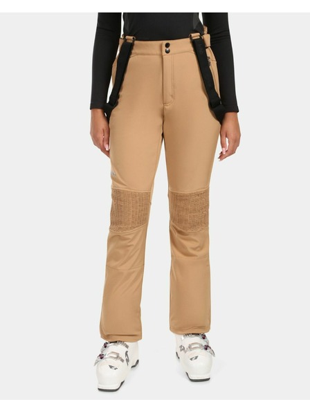 Kilpi Dámské softshellové lyžařské kalhoty Kilpi DIONE-W Béžová