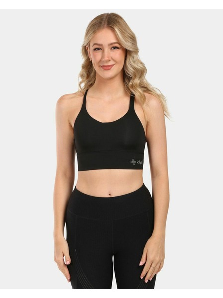 Kilpi Dámská sportovní podprsenka Kilpi MARI-W pro intenzivní aktivity Černá