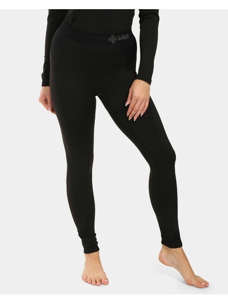 Kilpi Dámské bezešvé termo kalhoty Kilpi OLINE-W Černá