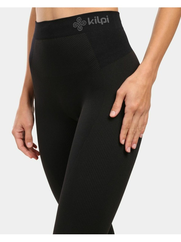 Kilpi Dámské bezešvé termo kalhoty Kilpi OLINE-W Černá
