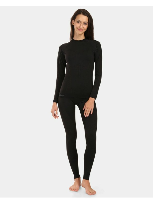 Kilpi Dámské bezešvé termo kalhoty Kilpi OLINE-W Černá