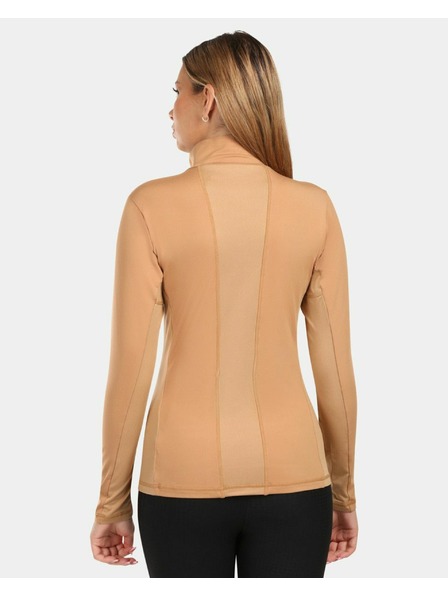 Kilpi Dámské termo triko s dlouhým rukávem Kilpi WILLIE-W Béžová