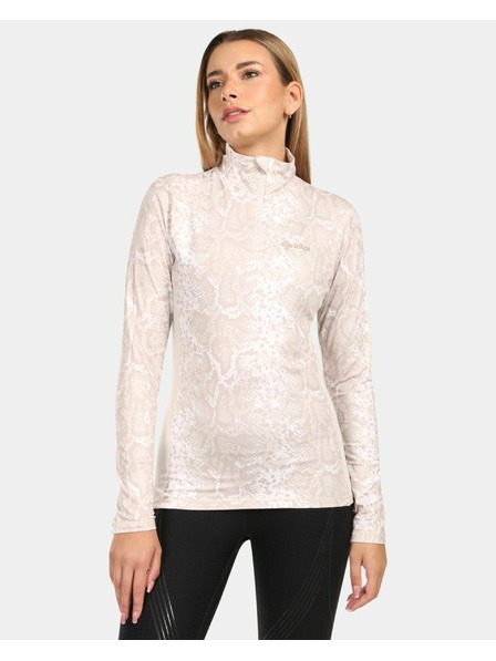 Kilpi Dámské termo triko s dlouhým rukávem Kilpi WILLEA-W Béžová