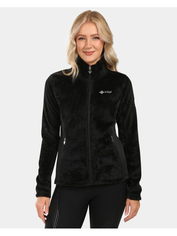 Kilpi Dámská chlupatá fleecová mikina Kilpi SKATHI-W Černá