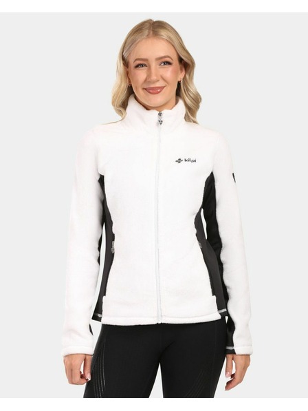 Kilpi Dámská chlupatá fleecová mikina Kilpi SKATHI-W Bílá