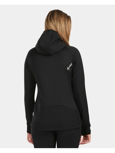 Kilpi Dámská fleecová mikina s kapucí Kilpi FRENSIS-W Černá