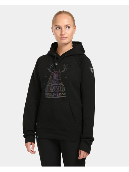 Kilpi Dámská klokanka s kapucí Kilpi LTD BELLATRIX-W Černá