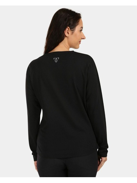 Kilpi Dámské bavlněné tričko s dlouhým rukávem Kilpi PROMOX-W Černá