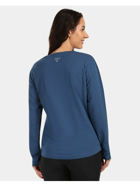 Kilpi Dámské bavlněné tričko s dlouhým rukávem Kilpi PROMOX-W Tmavě modrá