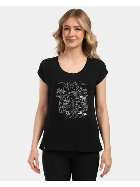 Kilpi Dámské tričko z bavlny Kilpi ROANE-W Černá