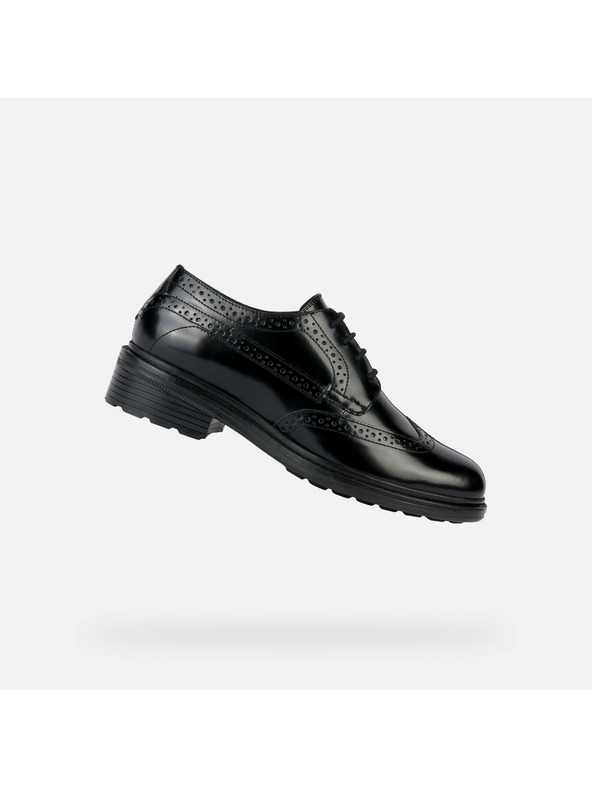 Geox Černé dámské polobotky Geox Walk Pleasure