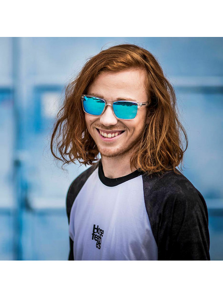 Horsefeathers Sluneční brýle Merlin - crystal/mirror blue