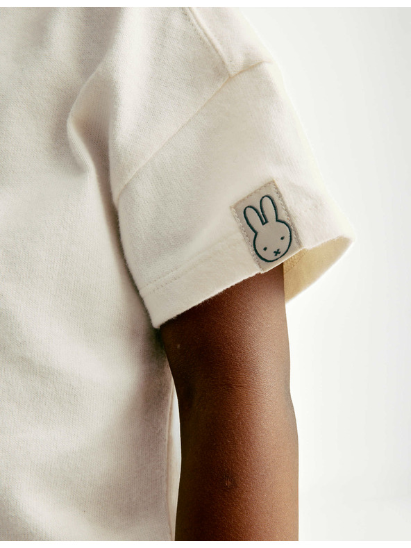 Marks & Spencer Tričko Miffy™ s vysokým podílem bavlny (1–8 let) Marks & Spencer smetanová