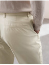 Marks & Spencer Super lehké chino kalhoty, normální střih Marks & Spencer smetanová