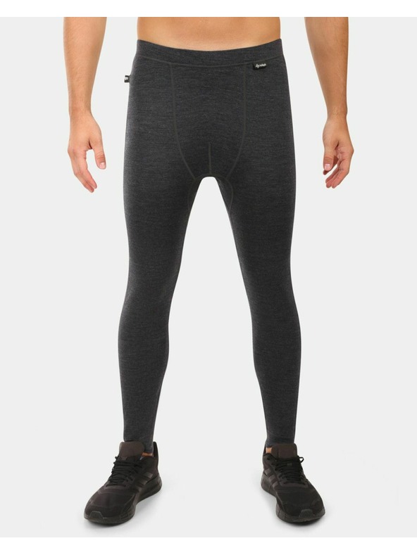 Kilpi Pánské termo kalhoty z MERINO WOOL Kilpi MAVORA BOTTOM-M Černá