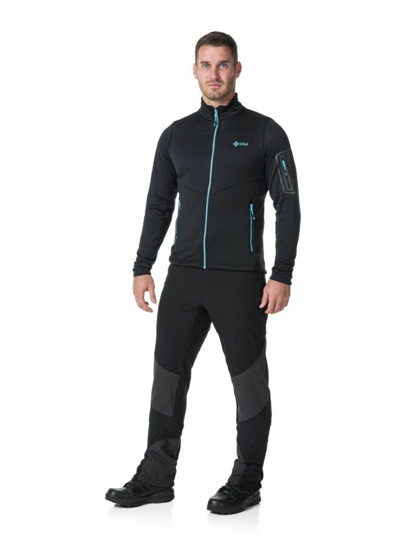 Kilpi Pánská funkční mikina Kilpi TEAM FLEECE-M Černá