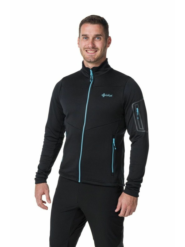 Kilpi Pánská funkční mikina Kilpi TEAM FLEECE-M Černá