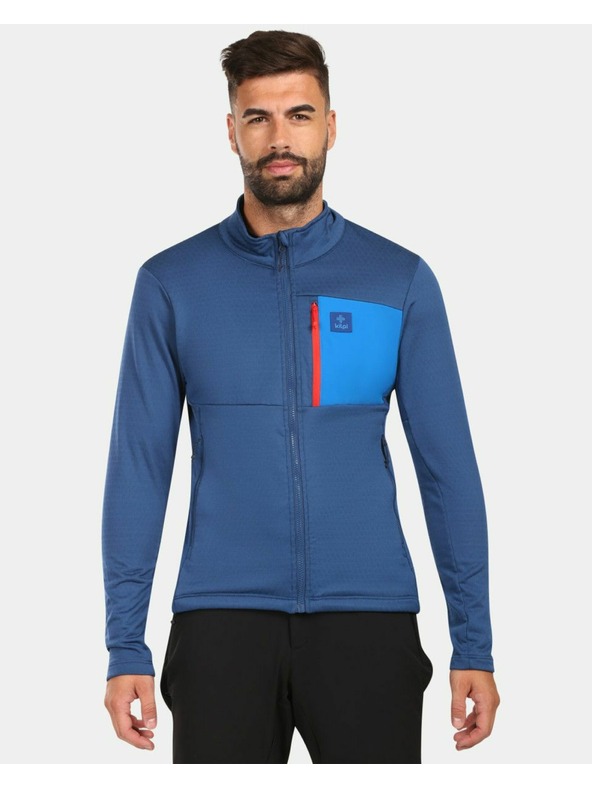 Kilpi Pánská fleecová mikina Kilpi ERIN-M Tmavě modrá