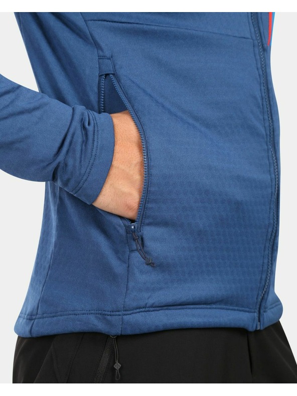 Kilpi Pánská fleecová mikina Kilpi ERIN-M Tmavě modrá