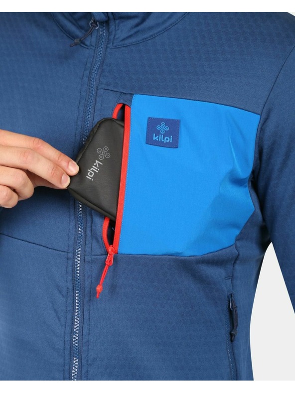 Kilpi Pánská fleecová mikina Kilpi ERIN-M Tmavě modrá