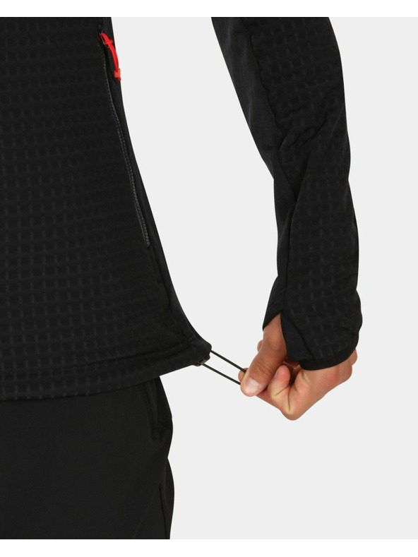 Kilpi Pánská fleecová mikina s kapucí Kilpi FRENI-M Černá