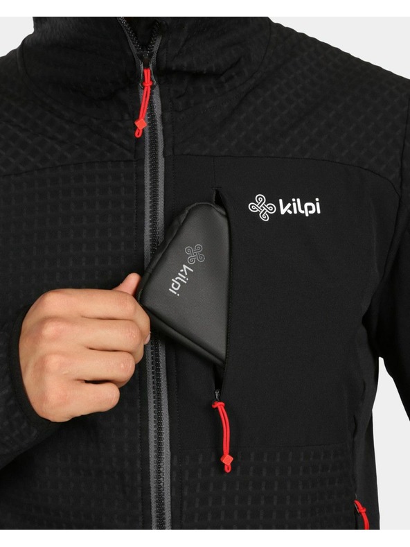 Kilpi Pánská fleecová mikina s kapucí Kilpi FRENI-M Černá