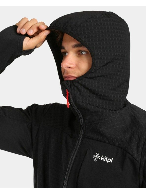 Kilpi Pánská fleecová mikina s kapucí Kilpi FRENI-M Černá