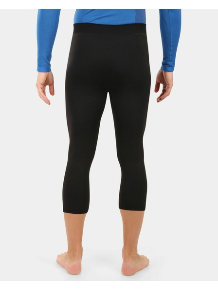 Kilpi Pánské bezešvé 3/4 termo kalhoty Kilpi NIELO-M Černá