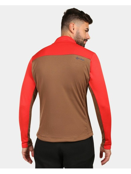 Kilpi Pánská fleecová mikina Kilpi ERIN-M Hnědá