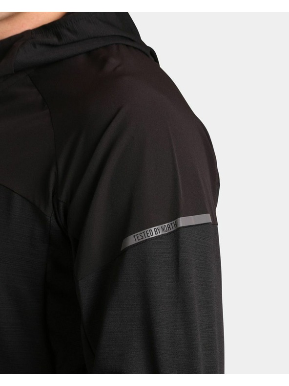 Kilpi Pánská strečová mikina s kapucí Kilpi MEMPHIS-M Černá