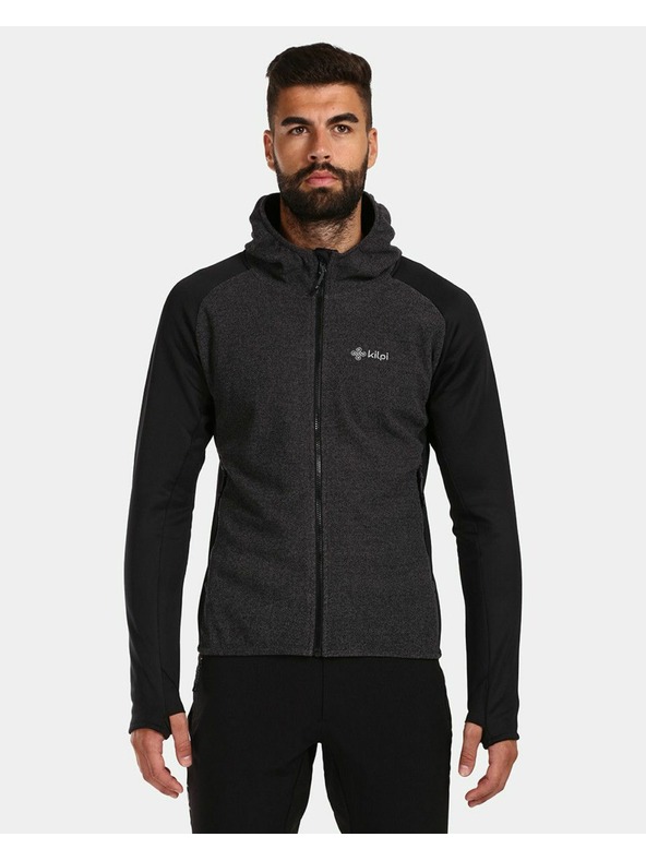 Kilpi Pánská fleecová mikina Kilpi VERSAM-M Černá
