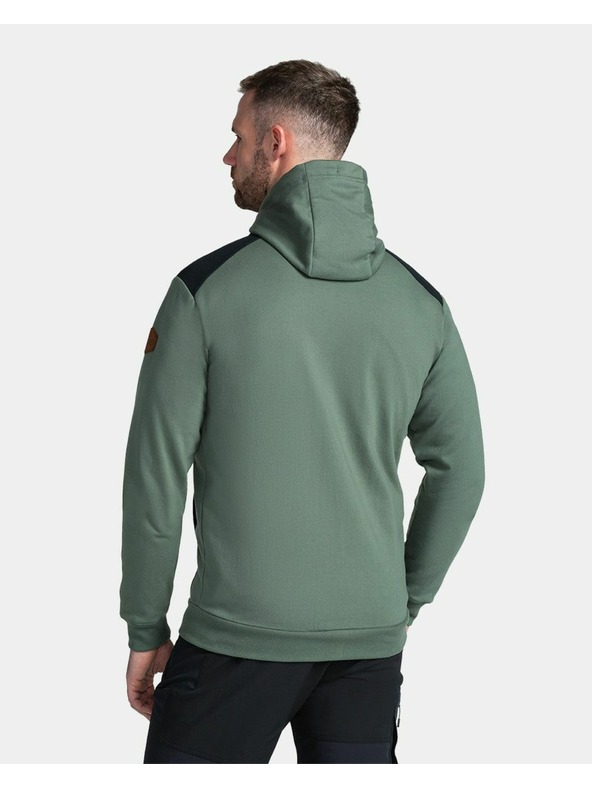 Kilpi Pánská mikina Kilpi ADELAN-M Tmavě zelená