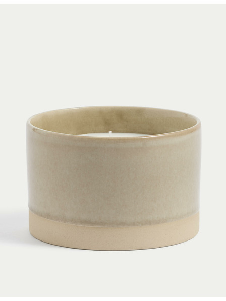 Marks & Spencer Svíčka Slow Morning se 3 knoty Marks & Spencer béžová