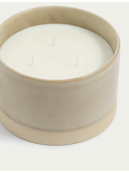 Marks & Spencer Svíčka Slow Morning se 3 knoty Marks & Spencer béžová