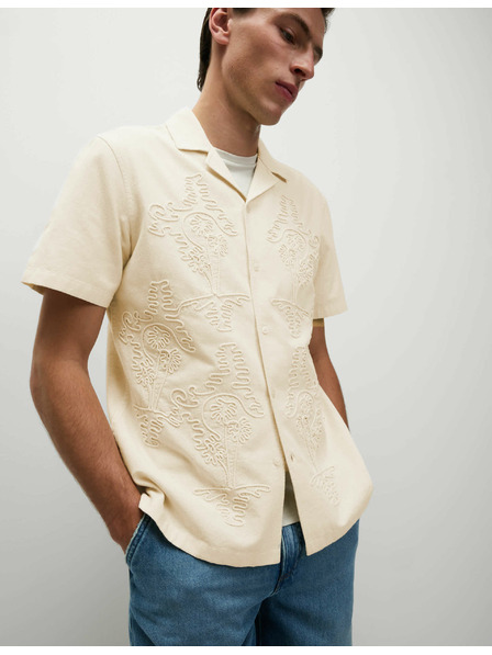 Marks & Spencer Košile s vysokým podílem bavlny Marks & Spencer smetanová